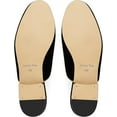 thumbnail image 4 of Journey West Women's Mules Flats with Embroidery Belgian Loafers Slip on Slippers for Women, 4 of 4