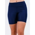 thumbnail image 5 of Calypsa Women's and Women's Plus High Waisted Mid-Thigh Swim Shorts, 5 of 11