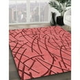 thumbnail image 3 of Ahgly Company Machine Washable Indoor Square Transitional Red Area Rugs, 6' Square, 3 of 7