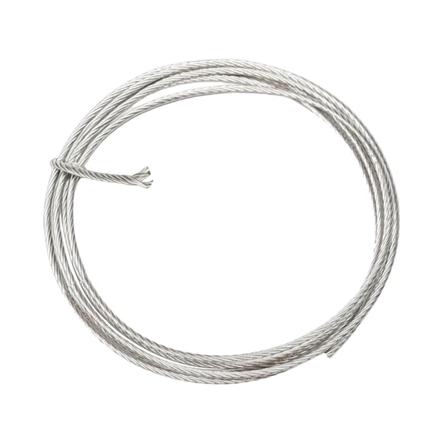 Fiocias Soft Tow Cable Miniature Assembly Model Shapeable Steel Wire Portable DIY Building Tool Metal Flexible Material Durable Suitable for Hobby Model Crafting Home Workshops School 1.2mm