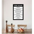 thumbnail image 4 of Core Values Quote Motivational Wall Art for Office Inspiration Poster Inspirational Canvas Painting Prints Wall Pictures for Living Room Home Decor Framed Artwork [12''''W x 18''''H], 12x18 Inch, 4 of 6