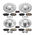thumbnail image 3 of PowerStop Front and Rear Z23 Evolution Sport Carbon-Fiber Ceramic Brake Pad and Drilled & Slotted Rotor Kit Fits: HYUNDAI KIA Select Models K5927, 3 of 10