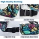 thumbnail image 5 of Riñonera Riñonera para Mujer Azul Riñoneras de Moda para Mujer con 3 Bolsillos con Cremallera Cinturón Ajustable Riñonera Impermeable para Pasear Perros, 5 of 5