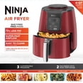 thumbnail image 7 of Ninja Air Fryer 4-Qt, 3-in-1, Air Fry Reheat Dehydrate, Nonstick, Dishwasher Safe, Compact, AF100WMRD Red, 7 of 7