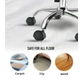 thumbnail image 4 of Office Chair Casters Wheels, Set of 4 Swivel Caster Black 1.5 Inch  Casters Wheels for  Furniture Office Chair, Black, 4 of 7