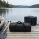 thumbnail image 4 of Bolsa de viaje impermeable resistente 60L – Organizador de equipamiento para bolsas de viaje de tela Oxford, bolsa grande para llevar todo el equipaje y acampar, gimnasio, mudanzas, negra, 4 of 6