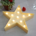 thumbnail image 2 of Lámpara Creative Cute 3D LED Night Light Kids Dormitorio de iluminación (Estrella amarilla) Likrtyny Para estrenar, 2 of 8