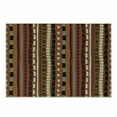 thumbnail image 1 of Tribal Cutting Board, Pattern of Vertical Stripes with Vintage Abstract Details and Cultural Ornaments, Decorative Tempered Glass Cutting and Serving Board, Small Size, Multicolor, by Ambesonne, 1 of 1