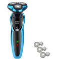thumbnail image 1 of Rasoir Électrique Rasoir Rotatif Tondeuse à Barbe Rechargeable Machine à Raser pour Hommes Usage Humide-Sec Double Étanche, 1 of 5