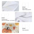thumbnail image 2 of Yayeee Kitchen Hanging Hand Towels Set of 2 with Loop Bathroom Absorbent Tie Towel, Halloween Cute Pumpkins, 2 of 7