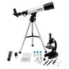 Educational Insights Beginner Telescope & Microscope Science Set, STEM Toy, Boys & Girls Ages 8+