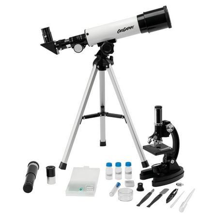 UPC: 0086002052735 | Educational Insights Beginner Telescope & Microscope Science Set STEM Toy Boys & Girls Ages 8+