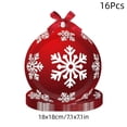 thumbnail image 3 of 16-Piece Christmas Ball Shaped Paper Plates, 7 Inch Disposable Holiday Party Plates for Xmas Dinner Supplies and Festive Table Decor., 3 of 6