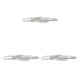thumbnail image 2 of QualitChoice Ceinture de Mode Étroite Extensible Bretelles Réglables Style Simple Décorations Enveloppantes Ceintures de la Saint-Valentin pour Femmes Robes Argent 3Set, 2 of 6