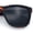 Matte Tortoise Frame - Black Lens, variant on SA106 Polarized Sport Keyhole Bridge Sunglasses for Men UV400 Lightweight Plastic Matte Tortoise Frame - Black Lens