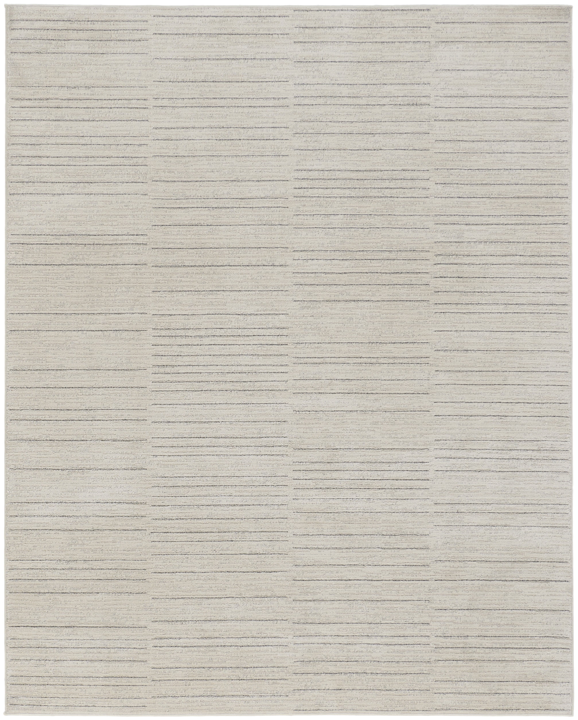 Nourison Andes Abstract Ivory Grey 5'3" x 7'3" Area Rug (5x7)