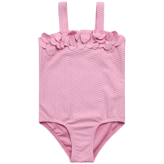 Jessica Simpson Girls' Flower One-piece Swimsuit, Sizes 4-16