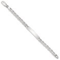 thumbnail image 2 of 925 Sterling Silver 8 Inch Engraveable Anchor Link Name Bar Identification Id Bracelet, 2 of 7