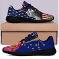 thumbnail image 3 of Indiana Stte Cardinal With Peony Flower Shoes Sneakers Black Size 13, 3 of 7