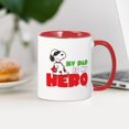 thumbnail image 3 of CafePress - Peanuts: Dad Hero Mug - 11 oz Ceramic Mug - Novelty Coffee Tea Cup, 3 of 4