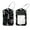 multicolored 2, variant on 2 Pcs Color Sport Skeleton Pattern Luggage Tag for Suitcases, Leather Baggage Tags Identifiers for Travel, Stainless Steel Loop Name ID Label for Women Bag Backpack