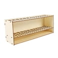 thumbnail image 4 of Soporte de madera para cepillos de escritorio, estante de almacenamiento para bolígrafos, organizador de pinceles de pintura, soporte para el hogar, 4 of 9
