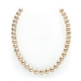 thumbnail image 1 of THE PEARL SOURCE 14K Gold 10-11mm AAA Quality Peach Freshwater Cultured Pearl Necklace for Women in 36" Opera Length, 1 of 7