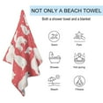 thumbnail image 3 of Cute Polar Bear Microfiber Lightweight Beach Towel Quick Dry Absorbent Thin Towels for Swimming Pool Camping Beach Easy for Vacation Essentials, 3 of 7