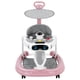 thumbnail image 1 of Andador Para Bebé 4 En 1 Con Ruedas, Portátil, Plegable, Para Bebés De 7 A 18 Meses, Con Reposapiés Extraíble, Volante Y Música, Ajustable, Color Rosa(A), 1 of 8