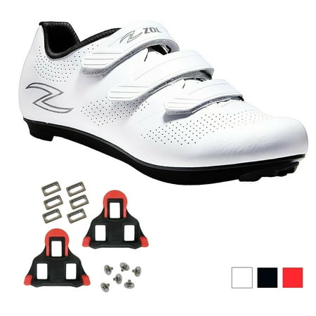 

Zol Fondo Road Cycling Shoes with Spd Road Cleats (13 White)