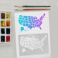 thumbnail image 1 of OUNONA 1Pack World Map Wall Decor Stencil For Home And Shop Decoration, 1 of 8