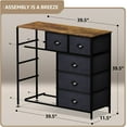 thumbnail image 3 of Sorbus Dressers for Bedroom with 9 Drawers, Chest of Drawers for Bedroom, 3 of 8