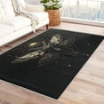 thumbnail image 1 of Moth Rugs for Bedroom - Moth Rug & Home Decor, Butterfly Celestial Rugs for Entryway, Washable Rugs, 2x3 Area Rug, Non Slip Soft Indoor Door Mat, Black Aesthetic Carpet & Room Decorations, 1 of 7