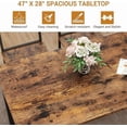 thumbnail image 3 of Juego de comedor de 4 piezas para casa con mesa con estante de almacenamiento, conjunto para comedor, 3 of 6