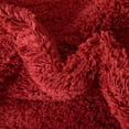 thumbnail image 3 of Unique Loom Everyday Shag Collection Area Rug - Solid (3' 3" Square Cherry Red), 3 of 5