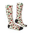 thumbnail image 3 of Fotbe Rose Flowers print Women's Men's Novelty Crew Socks Cotton Socks Knee High Socks for Walking,Running,Nurses,Pregnancy, 3 of 9