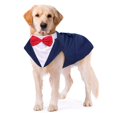 thumbnail image 1 of Set de traje de esmoquin y pañuelo Kuoser para perros grandes, 1 of 7
