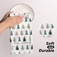 thumbnail image 5 of Christmas Kitchen Towels Set of 2, 18x26 Inch Christmas Tree Dish Towels Merry Christmas Decor Hand Towels Seasonal Winter Holiday Christmas Tree Decorations for Home Drying Dishcloth, 5 of 6
