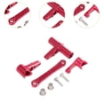thumbnail image 3 of guohui RC Car Steering Assembly RC Car Steering Parts for Wltoys 1/10 104009 104018 Red, 3 of 6