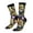 3 Black, variant on Butterfly Wild Insect Pattern Sport Socks for Women and Men Crew Socks Sporty Calf Socks Casual Socks