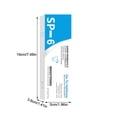 thumbnail image 3 of De Pasta de dientes SP-6, pasta de dientes probiótica SP-6, pasta de dientes blanqueadora SP-6, frescor, aliento, pasta de dientes, eliminación de manchas, cuidado dental completo 120 g, 3 of 8