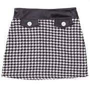 mary-kate and ashley brand - Girl's Houndstooth A-Line Skirt