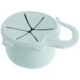 thumbnail image 1 of Colector de bocadillos de elefante de silicona 100% de grado alimenticio | Taza contenedora de refrigerios para bebés, niños pequeños y niños | Taza de aperitivos sin derrames | Sin BPA | Taza para, 1 of 3