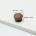 thumbnail image 2 of HDJNal 2PCS Walnut Wooden Mushroom Drawer Knobs , 35mm Natural Wooden Door Knobs, Vintage, Shabby Chic, Interior Furniture, Cabinet Cupboard Drawers Pulls Handles, 2 of 3