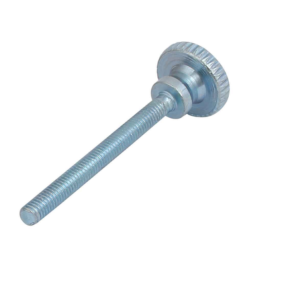 Unique Bargains M3x30mm Carbon Steel Flat Knurled Head Fully Threaded Thumb Screw Bolt 10pcs