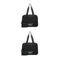thumbnail image 2 of Minnieouse Bolso portátil de poliéster con amplia aplicación y bolso de hombro uniforme transpirable de gran capacidad negro 2Conjunto, 2 of 6