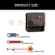 thumbnail image 3 of Long Shaft Quiet Quartzs Clock Movement Kits Clock Mechanism with Music Note Fork Pencil Hands for DIY Repair Projects, 3 of 4