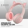 thumbnail image 6 of Wireless Headphones RGB cute cat ear Bluetooth Earphones with microphone Stereo Music Game Headset Earphone Girls Kids For Gifts, 6 of 13
