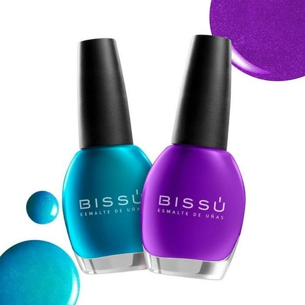Esmalte de uñas Original Colección Arcoiris 15 ml Bissú azul acero 8.5
