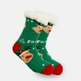 thumbnail image 2 of CPNG Kids Fuzzy Christmas Socks Boys Girls High Ankle Socks Thick Warm Novelty Toddler Socks Kids Winter Socks Winter Warm Soft Comfy Thick Socks, 2 of 3